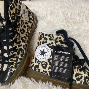New Converse Chuck Taylor 70 leopard print converse high top size 7